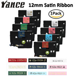 Compatible Satin Ribbon Printer Machine brother tape 12mm Tze 231 RW34 RN34 R234 RE31 Label Tapes for Brother PTH110 Label Maker