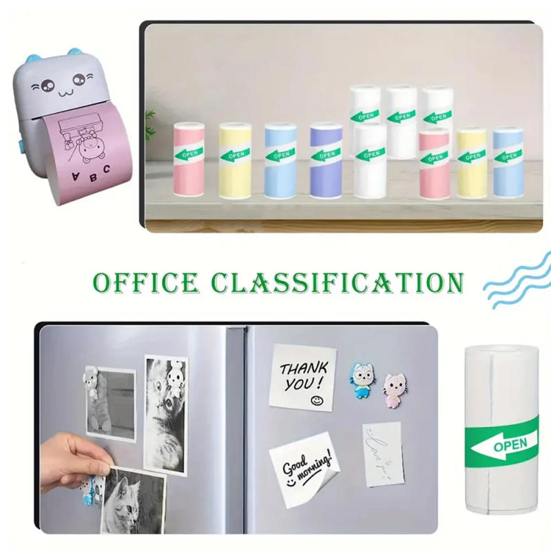 Description Picture 5 of item3 Rolls of Mini Printer Paper, Thermal Paper, Printable Stickers for Pocket Thermal Printers