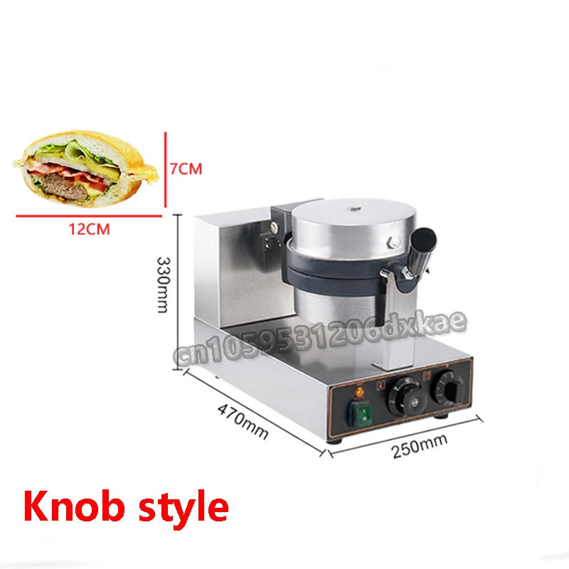 Description Picture 2 of item110V 220V UFO Hamburger Cake Maker Burger Machine Gelato Panini Flying Saucer Sandwich Ice Cream Waffle Maker