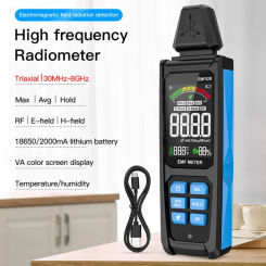 Electromagnetic Field Meter Radiation Tester EMF Analyzers Radiation Detection Precise Monitoring User friendly Display R9UF