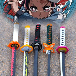 104cm Demon Slayer Katana Swords Imetsu No Yaiba Samurai Sword Real Size Japanese Anime Katana Cosplay Prop Home Decoration