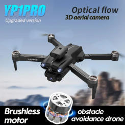 YP1pro Dron 4k HD three Camera Professional Brushless Motor Aerial Photography Aircraft Optical flow RC Quadcopter Drone Toys