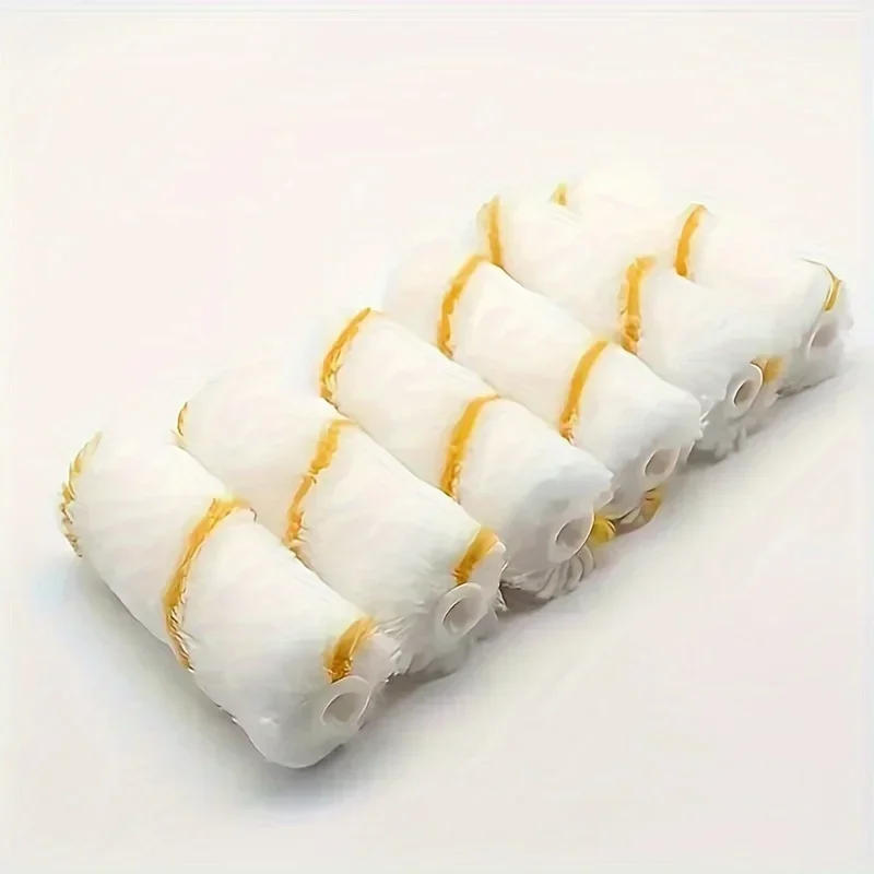 Description Picture 2 of itemDisposable Mini Paint Roller Kit With 10 4-Inch Covers,30cm Long Roller Frame Paint Roller For Painting Walls Practical Tool