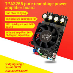 ZK3002 Digital Power Amplifier Board 300W*2 600W Pure Rear Level Audio Stereo Amplifier Board Bridged Mono AMP Subwoofer Speaker
