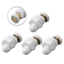 Shower Door Rollers Glass Sliding Door Hanging Wheel Roller Replacement Sliding Cabinet Pulleys 19/23/25/27mm Diameter
