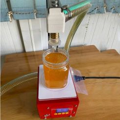 5KG Commercial Electric Paste Honey Filling Machine Gear Honey Pump Weighing Type Viscous Liquid Automatic Filler Food Processor
