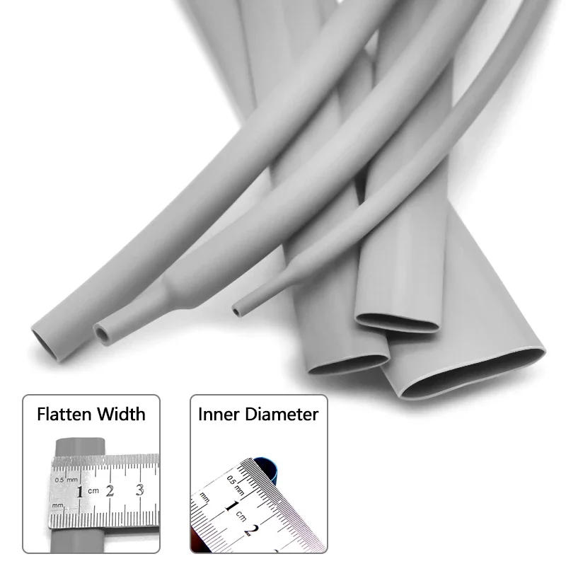 Description Picture 2 of item3:1 Grey With Glue Heat Shrink Tube Dual Wall Tubing 2.4 ~ 50mm Diameter Polyolefin Insulated Adhesive Lined Shrink Wrap Sleeve