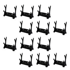 12 Pcs Storage Rack Household Stand Toy Display Wall Mounted Clothing Swords Holder Small Shelf Bracket Arms