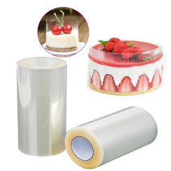 Cake Surround Film 1 Roll Transparent Cake Collar Baking Accessories Kitchen Accessories Cake Tools for Mousse Chocolate Pastry