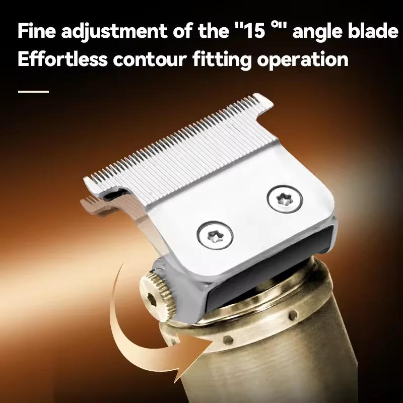 Description Picture 2 of itemKemei 2250 Professional Small Aluminum Leather Hair Clipper Men's Beard Trimmer Rechargeable Electric Hair Clipper Set