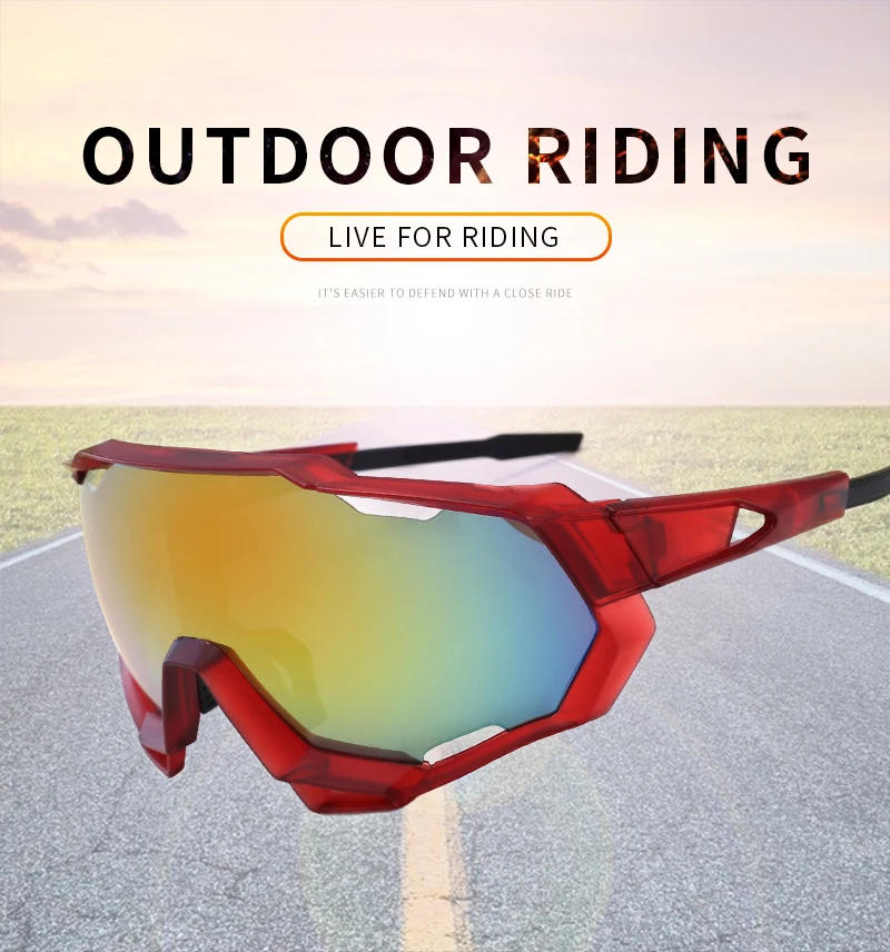 Description Picture 2 of itemNew UV400 Cycling Sunglasses For Men Women Outdoor Sports Running Fishing Eyewear Mountain Road Bike Goggles Bicycle Equipment