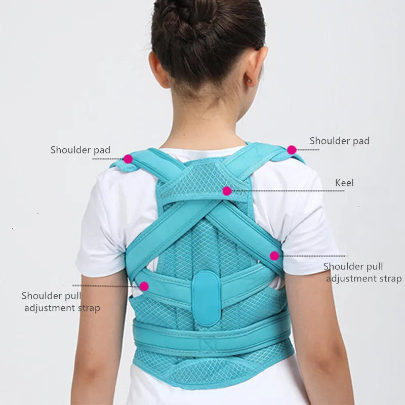 Description Picture 5 of itemBack Corset Posture Corrector Belt Shoulder Support Waist Brace Adjustable Back Posture Correction for Adults & KidsFor Girl Boy