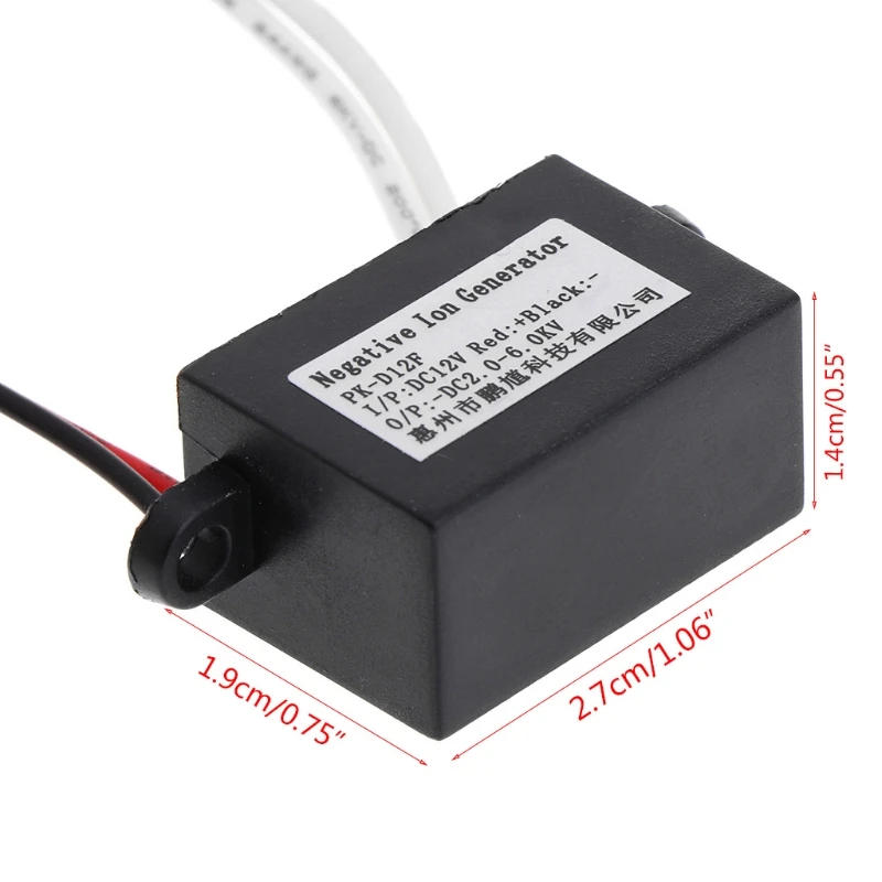 Description Picture 4 of itemCompact Air Negative Anion Generator Ionizer Purifiers Cleaner Car Home Tool 20CC