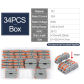 34PCS  With Box