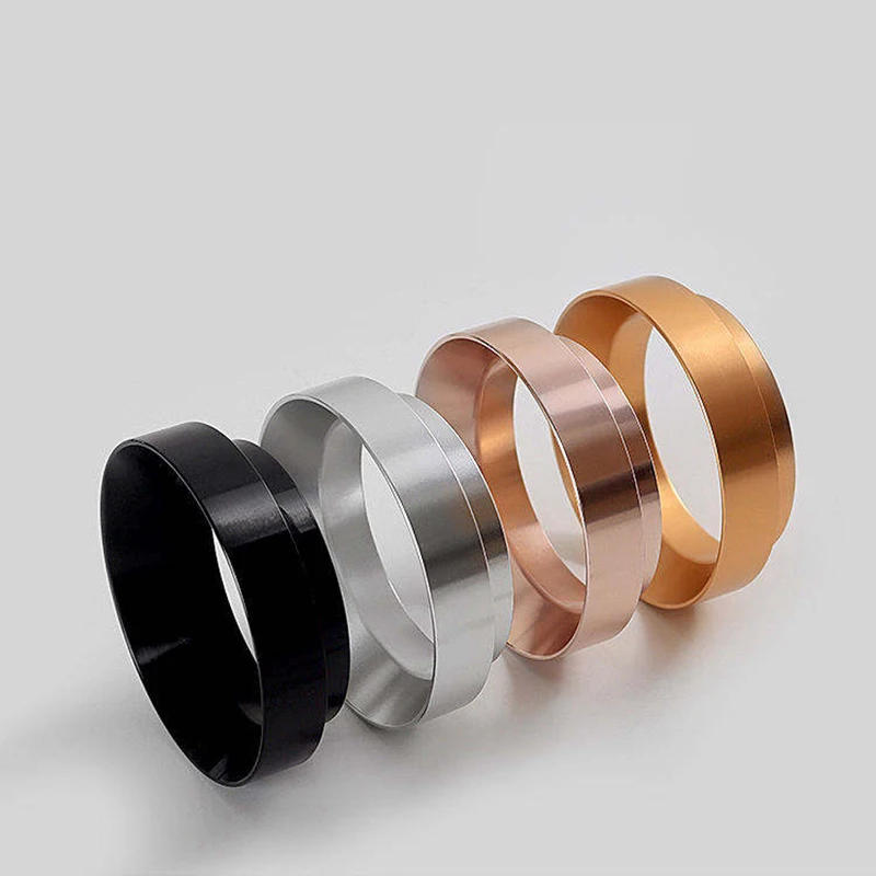 Description Picture 3 of item1PC 51/53/58mm Espresso Dosing Funnel Magnetic Aluminum Coffee Filter Ring Compatible Portafilter For Brewing Coffee Powder Tool