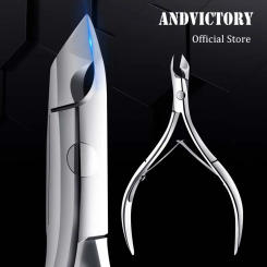 1Pcs Cuticle Trimmer Nippers Scissors Professional Stainless Steel Nail Cutter Clippers Remover Pedicure Manicure Tools