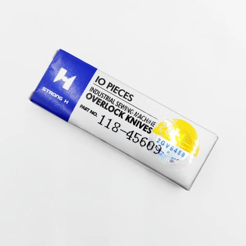 Description Picture 5 of item10piece High quality 118-45609 118-46003 STRONG H Upper Down Knife for JUKI 6700 6714 Overlock Industrial sewing machine parts
