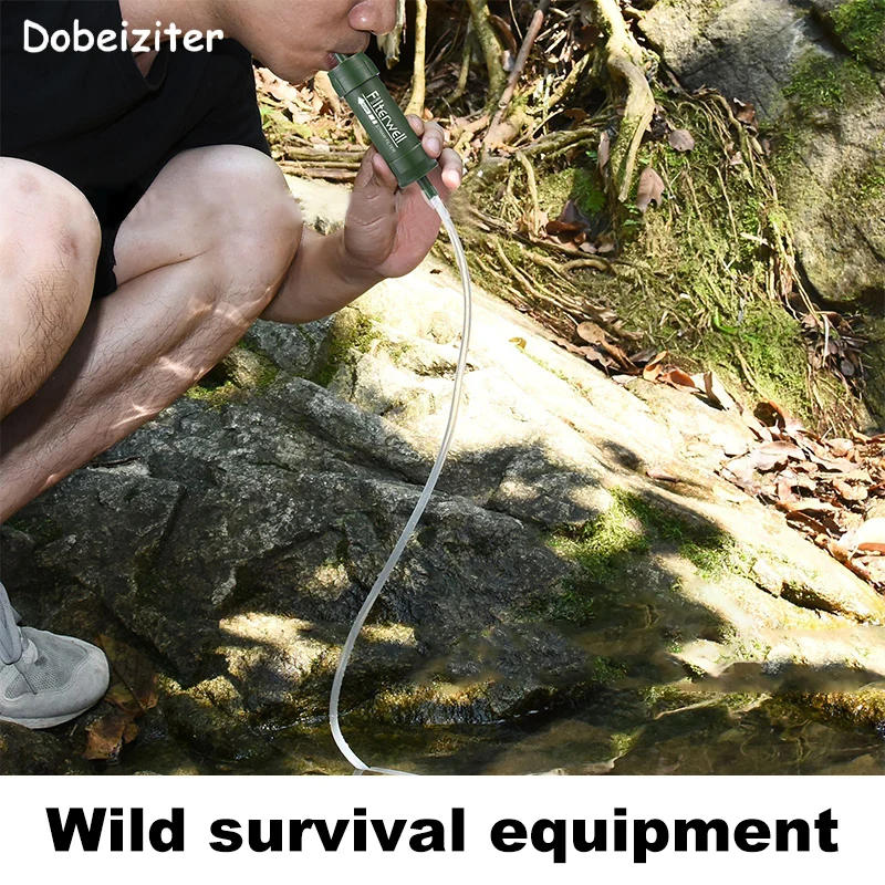 Description Picture 4 of itemWesttune Outdoor Mini Water Filter Straw Camping Purification Portable Hiking Purifier for Survival or Emergency Supplies