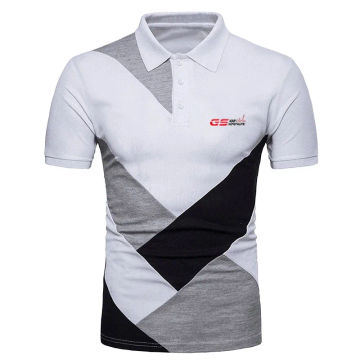 2024 Summer GS Adrenaline Motorrad Biker Fan Logo Printed Quality Cotton Sports Polo Shirt Casual Fashion Contrasting Color Tops