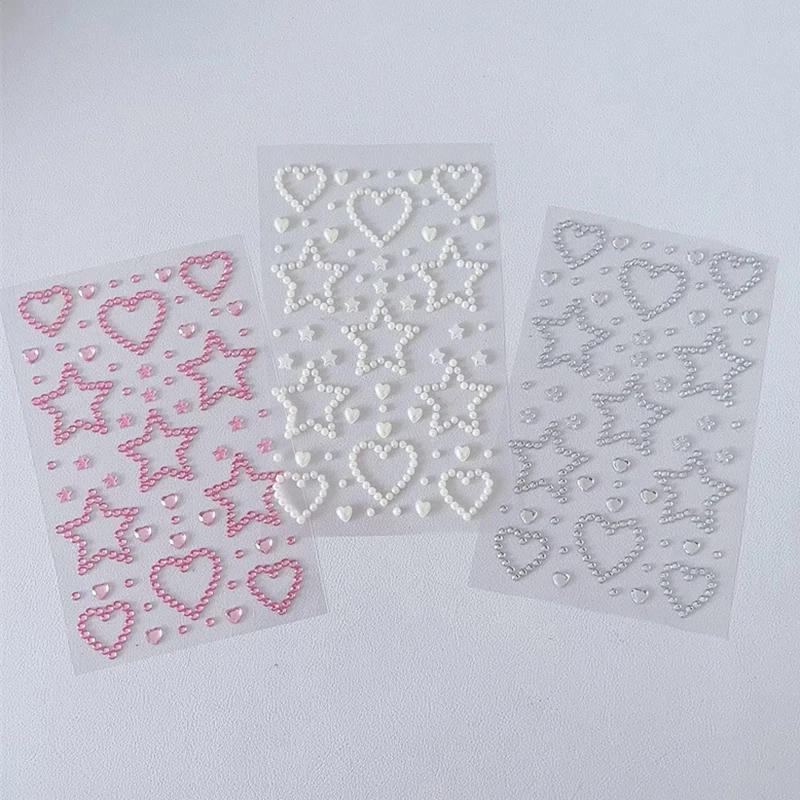 Description Picture 5 of item3D Star Heart Crystal Stickers Kids DIY Decoration Self Adhesive Jewelry Crafts Sparkly Rhinestone Stickers Girls Gifts