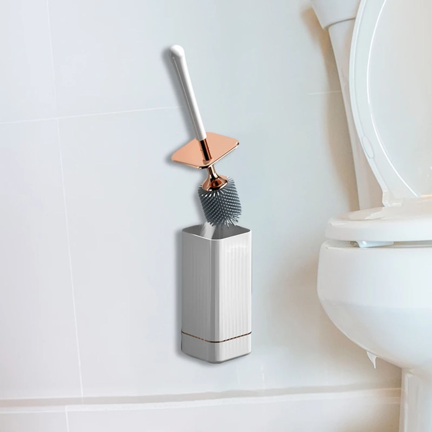 Description Picture 6 of itemLong-handled Toilet Brush Bathroom Toilet Bowl Brush Toilet Cleaning Tool