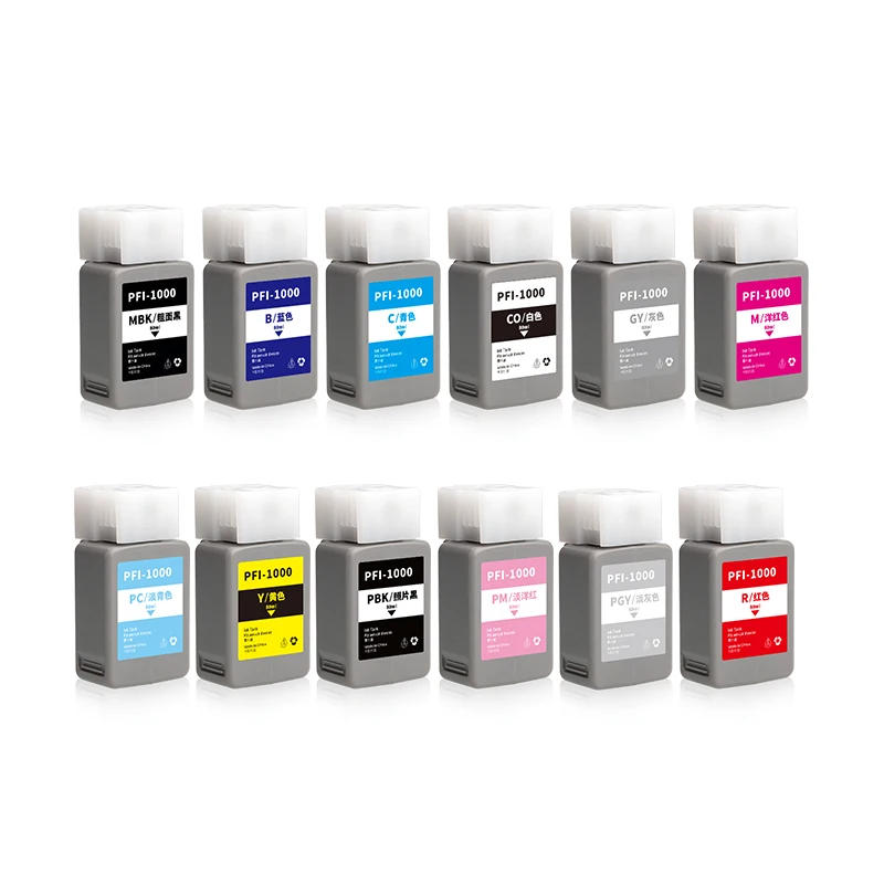 Description Picture 6 of itemFor Canon PFI 1000 Compatible Ink Cartridge With Chip Pigment Ink For Canon imagePROGRAF PRO-1000 PRO1000 Printer Ink Tank