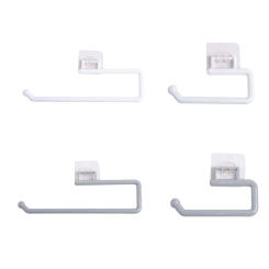 Toilet Paper Holder Wall Mounted Tissue Roll Dispenser Towel Hanger Waterproof T5EF