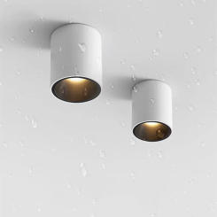 CRI97 Led open waterproof IP65 downlight 15W 18W 25W outdoor balcony terrace hotel ceiling bathroom anti-fog spotlight toilet