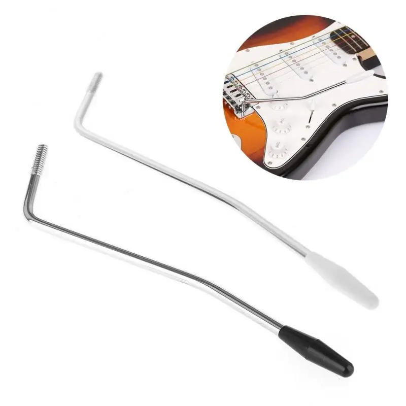 Description Picture 4 of item5MM/6MM Electric Guitar Handle Instrument Pick For Fender & Squier Strat Tremolo Arm Whammy Bar 5mm Black/White Tip Guitar