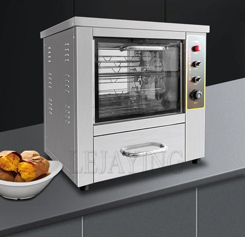 Description Picture 5 of itemDesktop Baked Sweet Potato Commercial Automatic Roasted Corn Potato Electric Stove Oven Machine