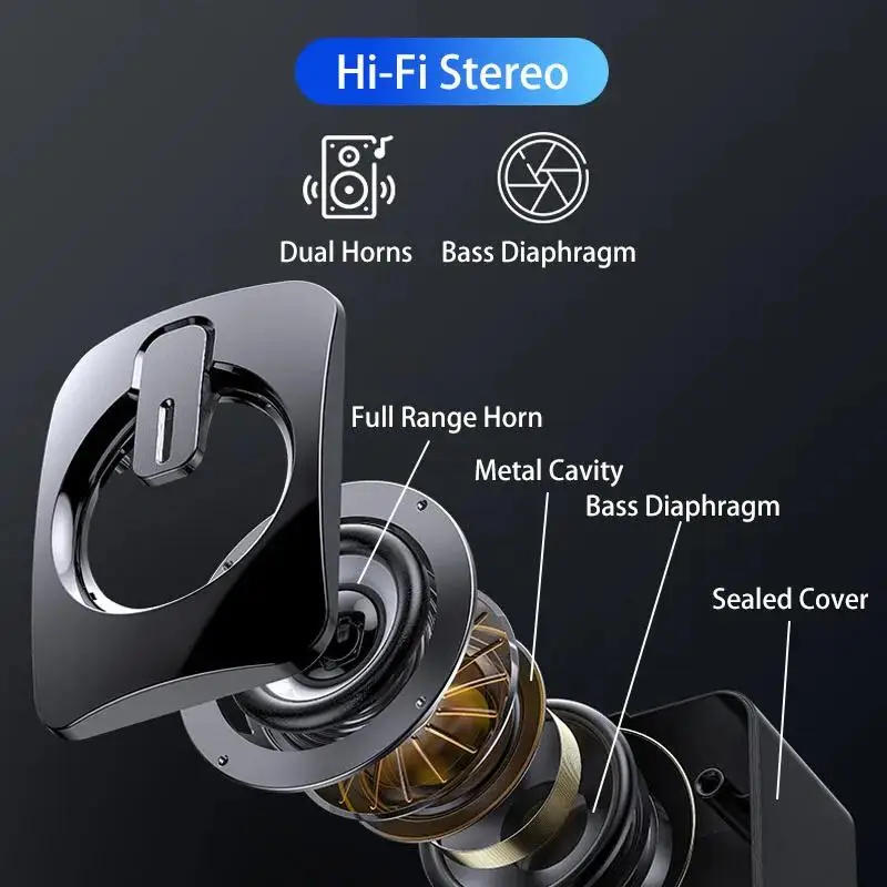 Description Picture 4 of itemStereo Computer Speaker with Microphone, 3.5mm AUX PC Speakers for Home/Office/Macbook, HD Sound & Noise Reduction Dual Drivers