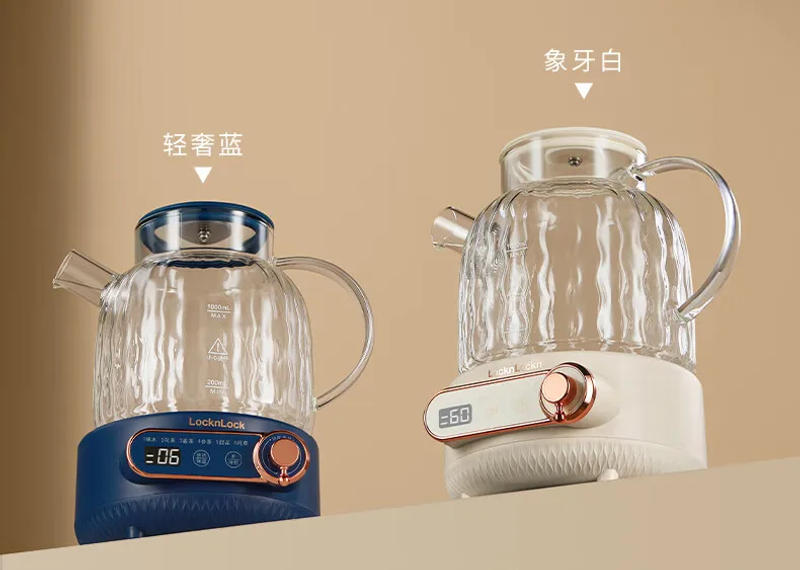 Description Picture 4 of itemElectric Kettle Glass Tea Pot 1L Healthy Tea Maker for Office Home EJK3315 Electric Hot Water Heater and Stew Pot 220V