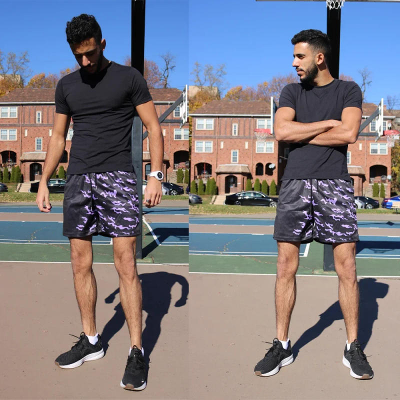 Description Picture 4 of itemAnime Shorts Men Women 3D Manga Gym Shorts Fitness Mesh Quick Dry Board Shorts Summer Gothic Harajuku Sports Casual Short pants