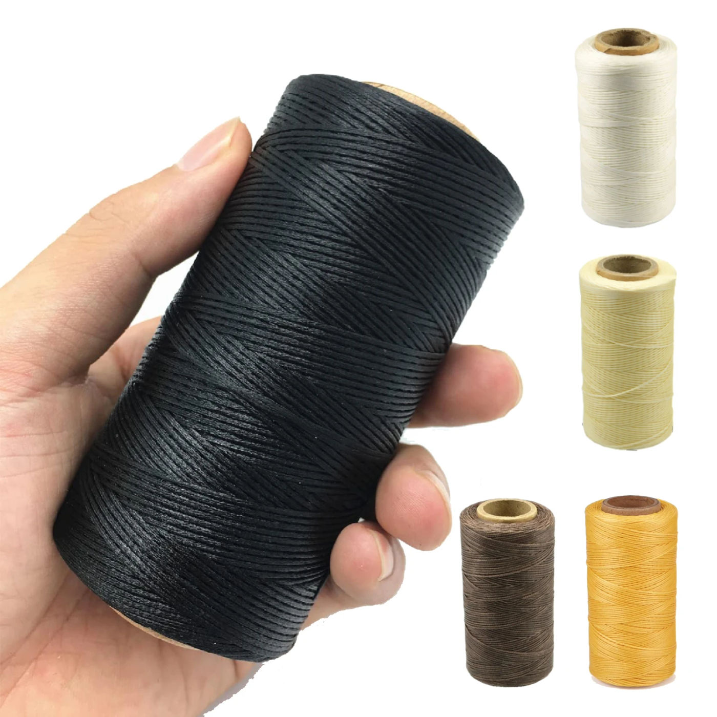 Description Picture 2 of item260 m Nylon Leather Sewing Waxed Thread, Practical Long Stitching Thread, for Leather Craft DIY, Bookbinding, Shoe Repairing