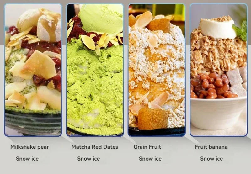 Description Picture 5 of itemZB-XBJ160F 220KG/Day Korean Snowflake Ice Machine Snow Ice Shaver Machine With Water Dispenser Ice Bingsu Machine