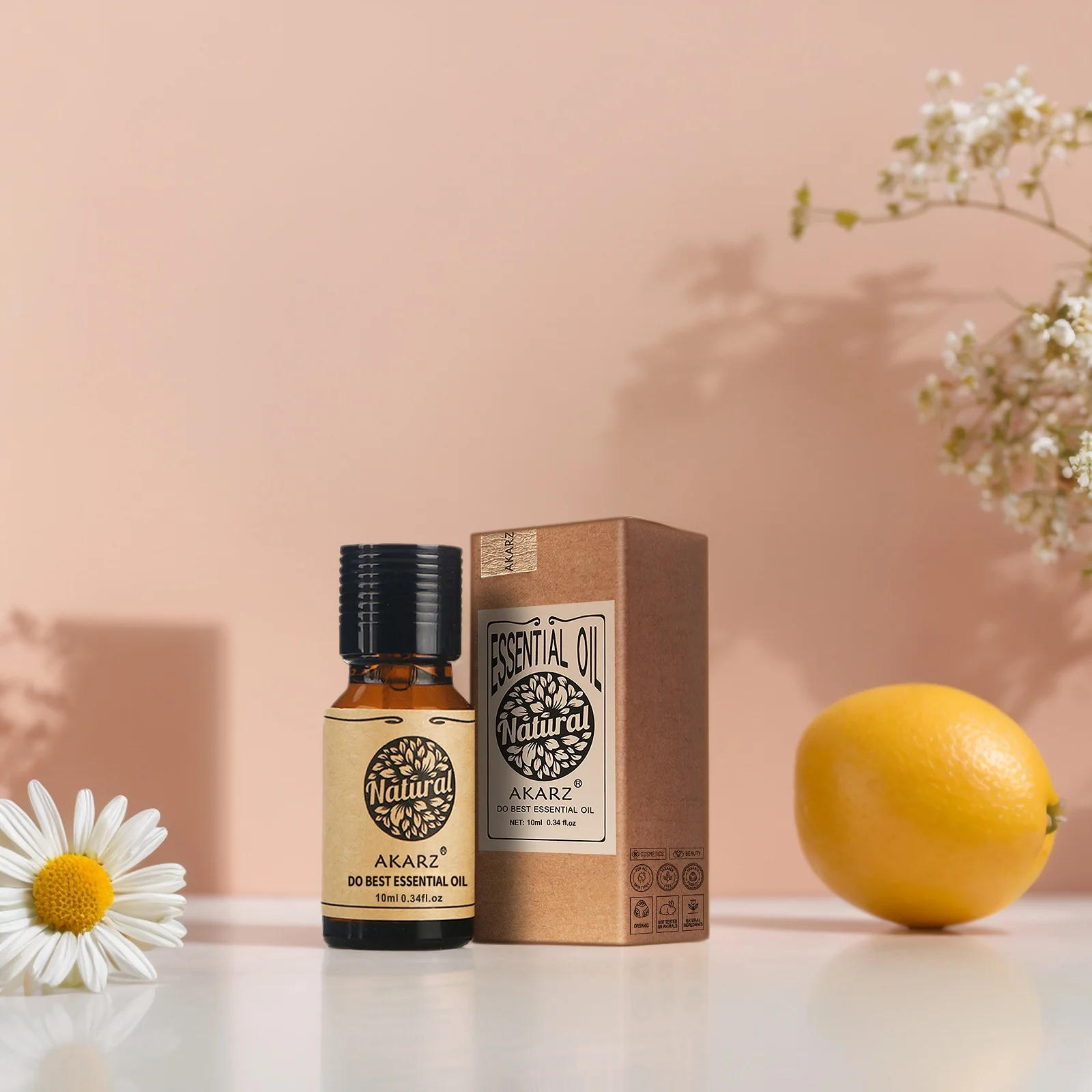 Description Picture 2 of itemAKARZ Lemon Verbena Laurel Pineapple Bamboo Medlar Peony Ravensara Tangerine Essential Oil Handmade DIY Soap Scents Perfume Oil