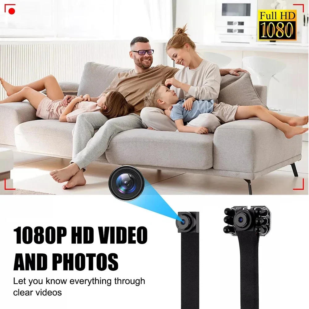Description Picture 3 of itemHD1080P Wifi Mini Camera DIY Portable Small Cam  Micro Camcorder P2P Wireless Webcam Loop Recording Support Remote Viewing