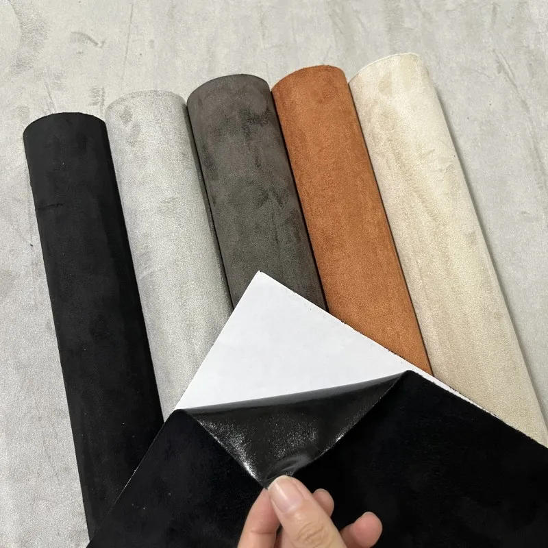 Description Picture 4 of itemSuede Self-adhesive Leather Roll DIY Car Interior Modification Velvet Fabric Sticker Adhesive Cloth Leathercraft Sofa Renovation