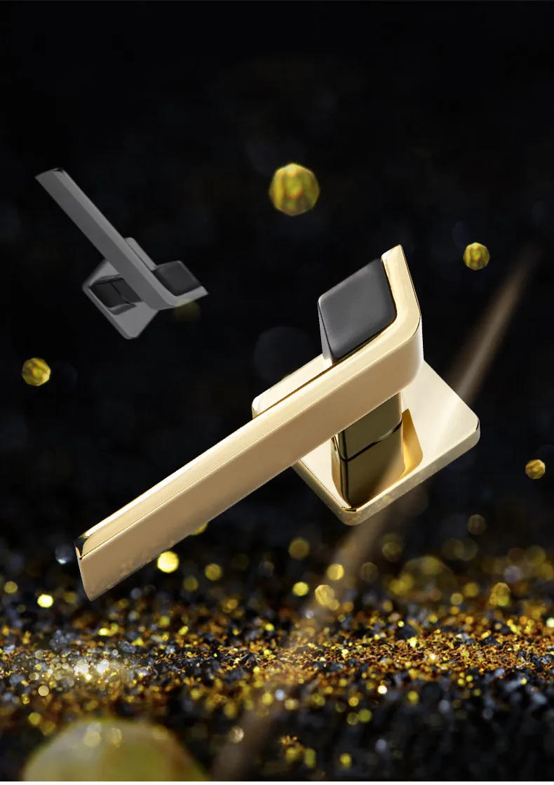 Description Picture 2 of itemHigh Quality Zinc Alloy Bedroom Door Lock with Key Indoor Mute Security Door Locks Mechanical Handle Lockset Home Hardware