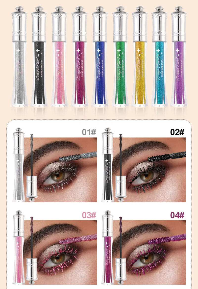 Description Picture 6 of itemGlitter Diamond Mascara, Fine Shimmer, Delicate Silky Mascara, Eye Modification, Waterproof, Long-Lasting Makeup, Versatile Mascara