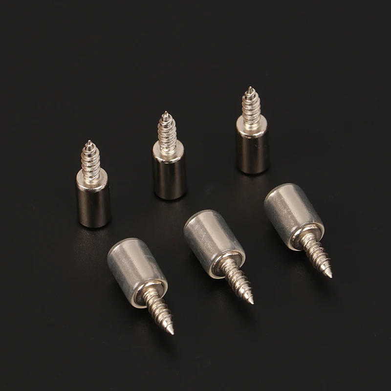 Description Picture 4 of item10Pcs Cross Self-tapping Screw With Rubber Sleeve Laminate Support Homemade Wardrobe Cabinet Glass Hard Nonslip Partition Nail