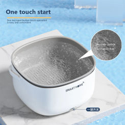 Ultrasound Electric Vegetable Washers Household Food Grains Purifie Basket Wireless Kitchen Gadgets for Tableware Bottles