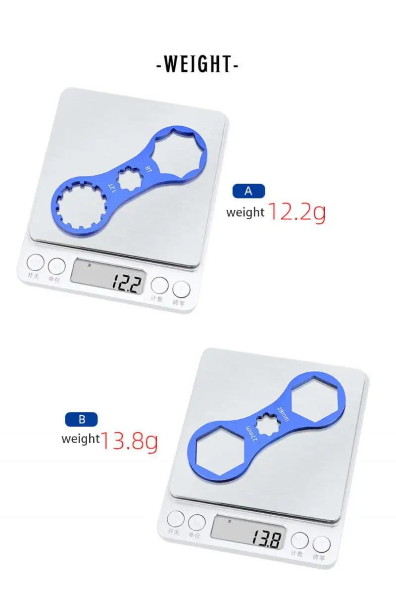 Description Picture 4 of itemMTB Bike Fork Shoulder Wrench Bicycle Front Fork Repair Tools For Suntour XCR XCT XCM RST 8/12T 27/28mm Front Fork Removal Tool