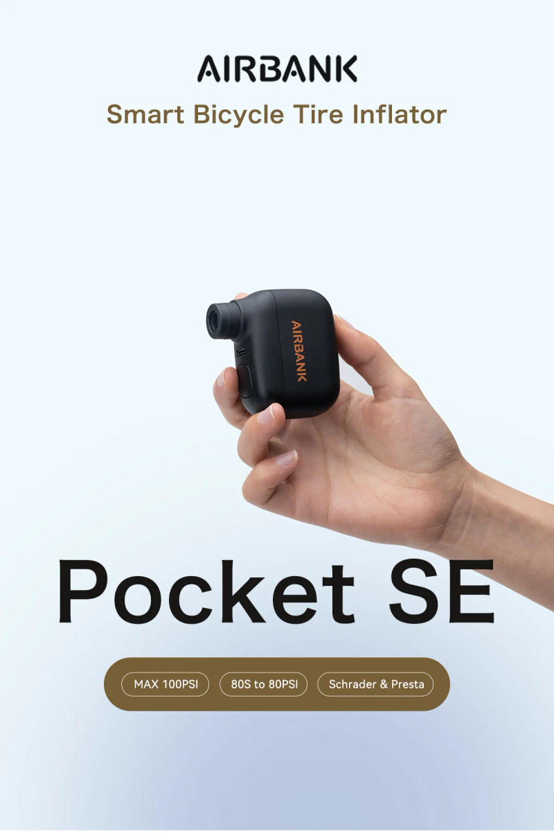 Description Picture 2 of itemMini Portable Bicycle Pump Rechargeable Air Inflator 100PSI 5V Type-C Bike Accessories for Bike Schrader Presta Tires AS100