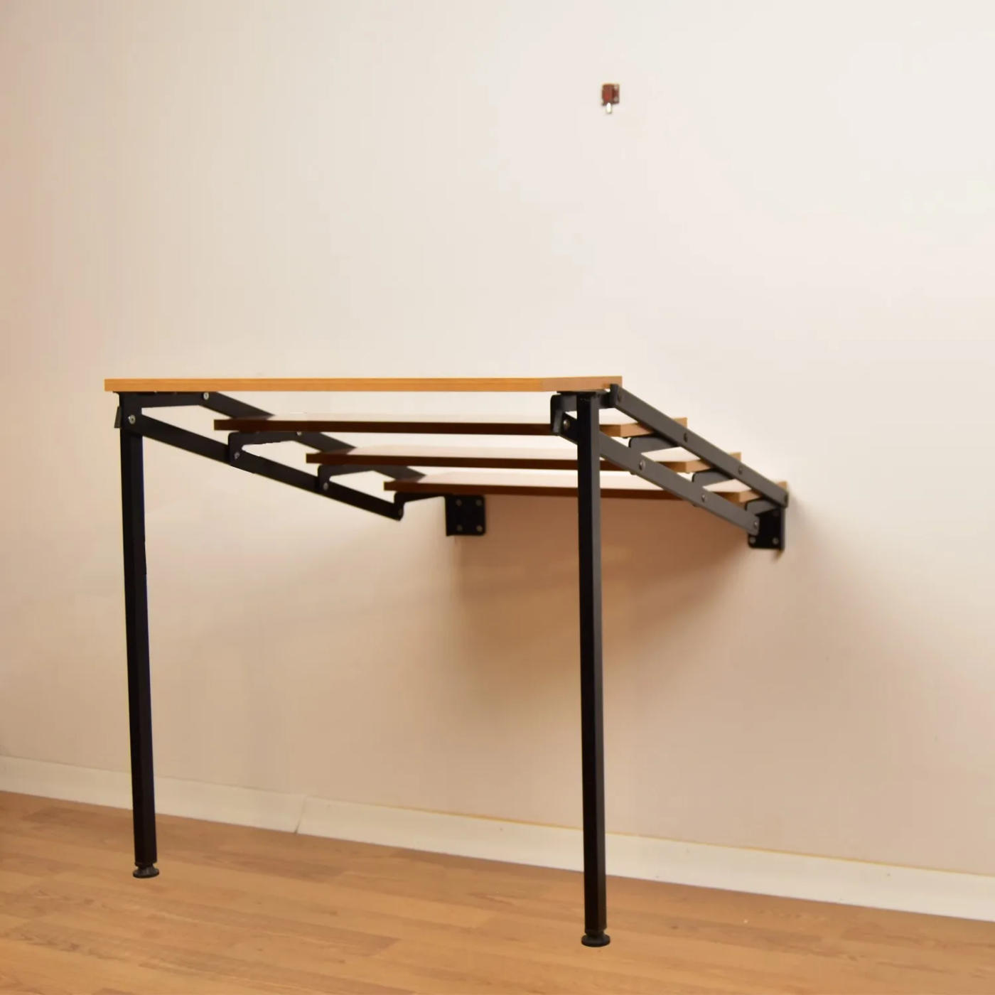 Description Picture 6 of itemWall mounted folding Retractable Shelf Dining Table Extendable Balcony furniture for home kitchen Tables DIY Hardware coffee set