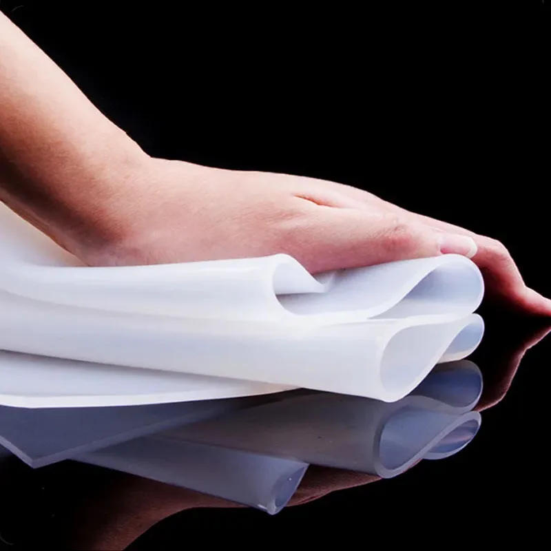 Description Picture 4 of item1PC Silicone Rubber Sheet Plate Mat High Temperature Resistant Clear Gasket Transparent Thick 0.5 1 2 3 4 5mm