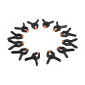 12pcs 2 Inch Spring Clips Woodworking Tools Plastic Nylon Clamps Photo Studio Background Spring Clamp Fixed Clip Hand Tools