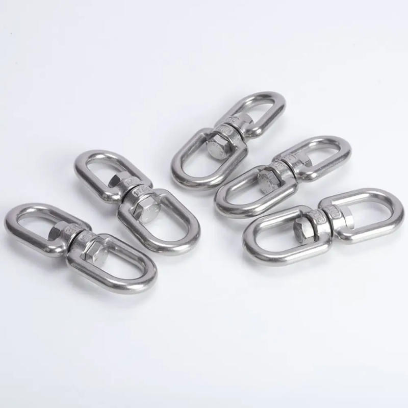 Description Picture 5 of item1Pcs Eye Connectors 8 Ring Hook 304 Stainless Steel 4mm 5mm 6mm 8mm Carabiner Clasp M4 M5 M6 M8 Universal Marine Anchor Swivel