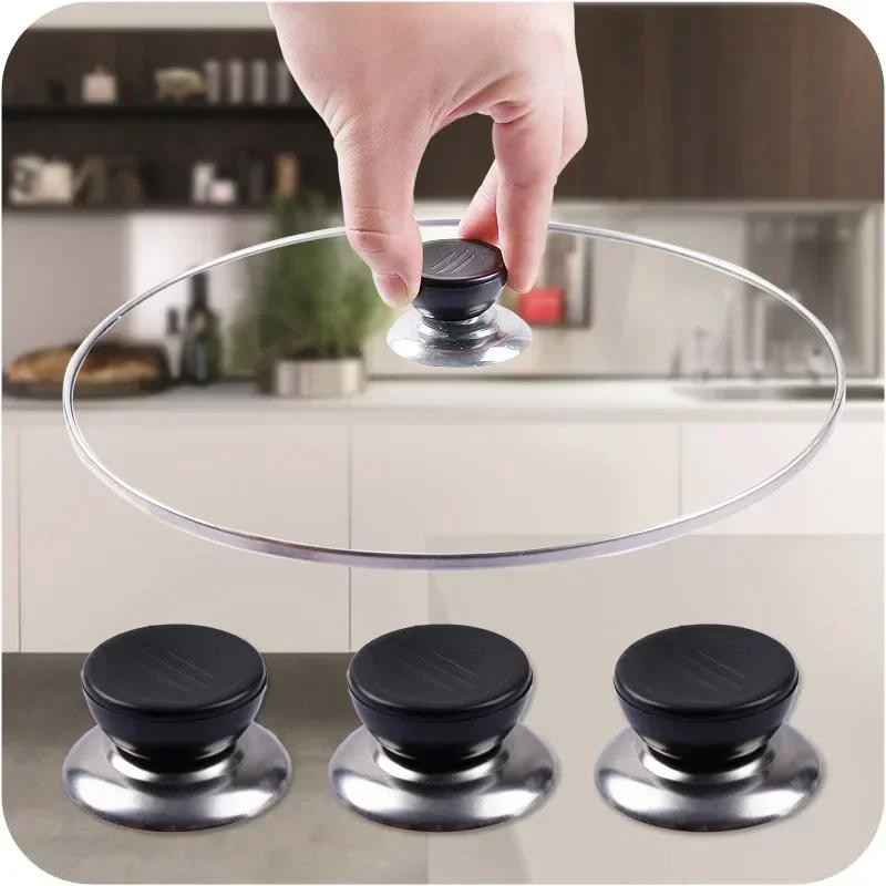 Description Picture 3 of item4/1Pcs Pan Pot Lid Handle Universal Cookware Parts Pan Hand Grip Cover Replacement Pot Caps Lid Knob Handle Kitchen Accessories