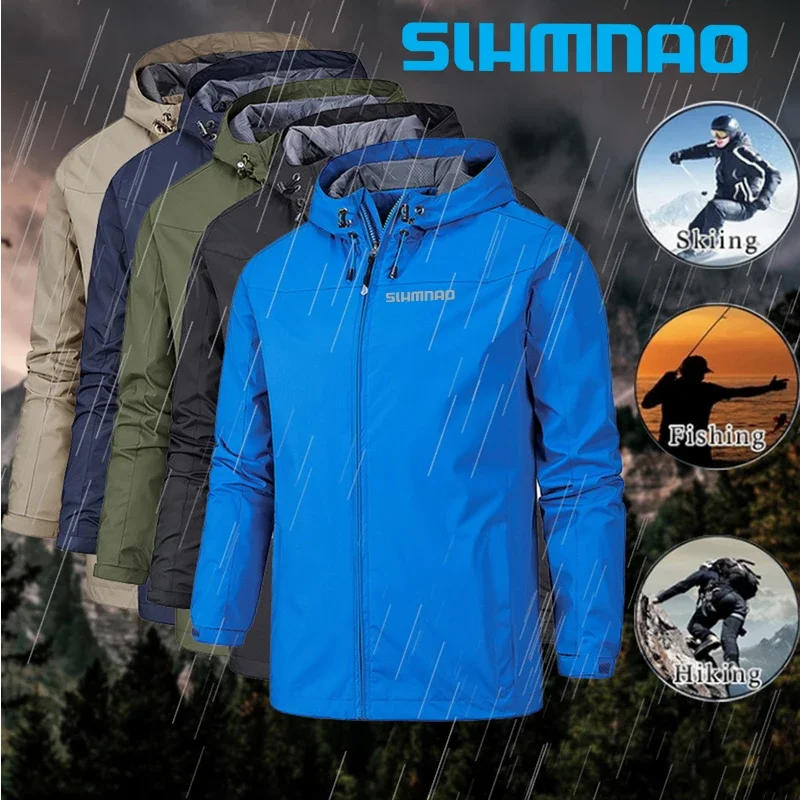 Description Picture 4 of itemSpring and Autumn Waterproof and Windproof Fishing Suit Set Outdoor Hooded Leisure Mountaineering Cycling Suit Tactical Pants